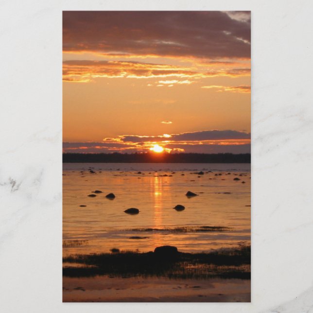 Papier Série Coucher de soleil (Devant)