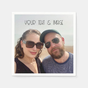 Papier servet partij Eenvoudige aangepaste foto pe