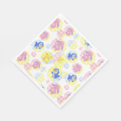 Papier servet Speelgoed Animal Gingham (Hoek)