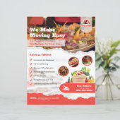 Papier Service de livraison à domicile (Debout devant)