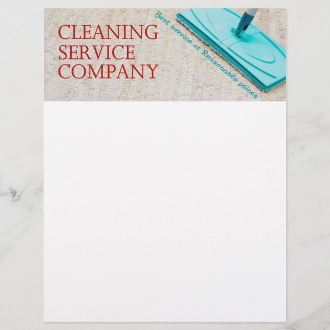 Papier Service de nettoyage (Devant)