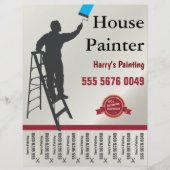 Papier Service de peinture de la maison Petite entreprise (Devant)