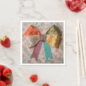 Papier Serviette à nœud en tissu (En situation)
