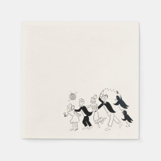 Papier Serviette de cocktail en conga pour la noce