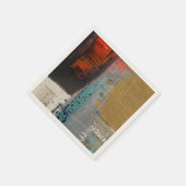Papier Serviette en Art Abstrait (Coin)