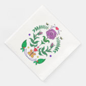 Papier Serviette en Art Populaire (Coin)