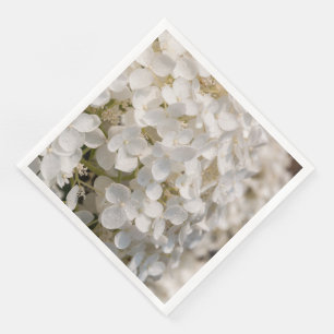 Papier Serviette en papier, fleurs blanche