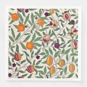 PAPIER SERVIETTE EN PAPIER: WILLIAM MORRIS : POMEGRANATES