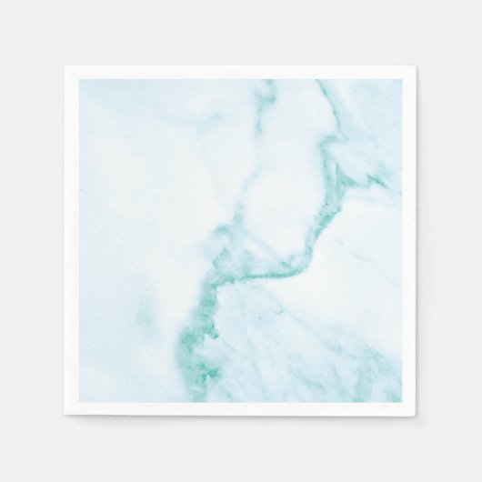 Papier Serviette simple et parfaite en marbre turquoise (Devant)