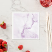 Papier Serviette simple et parfaite en marbre violet (En situation)