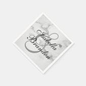 Papier Serviette tout simplement parfaite en marbre (Coin)