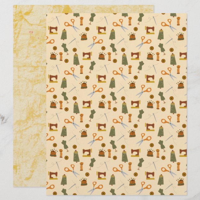 Papier Sewing Notions Paper (Devant / Derrière)