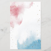 Papier Sexe Révéler aquarelle bébé Word Scramble Jeu (Dos)