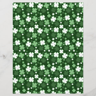Papier Shamrock vert, Livre de la Saint-Patrick