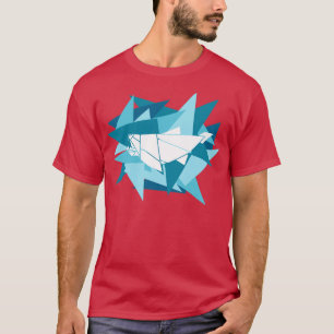 Papier Shards Origami Dunkleosteus T-shirt