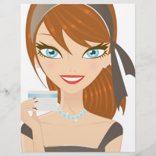 Papier Shopping Girl