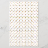 Papier Signalisation de table - couches (Dos)