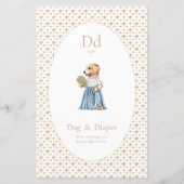 Papier Signalisation de table - couches (Devant)