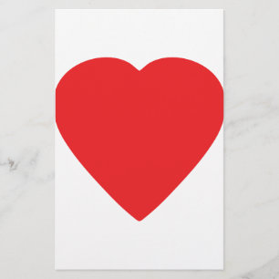 Papier signe cardiaque rouge