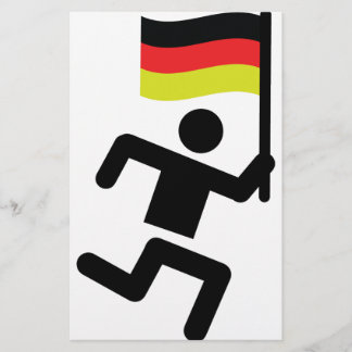Papier signe de coureur allemand