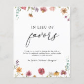 Papier Signe de don en remplacement de faveurs (Devant)