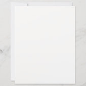 Papier Signe de mariage vert olive 'À l'amour' (Dos)