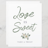 Papier SIGNE DE TRAITEMENT DE Fête des mariées Florale Bl (Devant / Derrière)