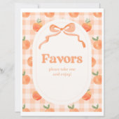 Papier Signe des Faveurs de la pêche de 8x10 pouces (Devant)