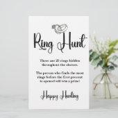 Papier Signe élégant de la Fête des mariées de chasse à l (Debout devant)