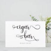 Papier SIGNE Mariage de calligraphie noir blanc (Debout devant)