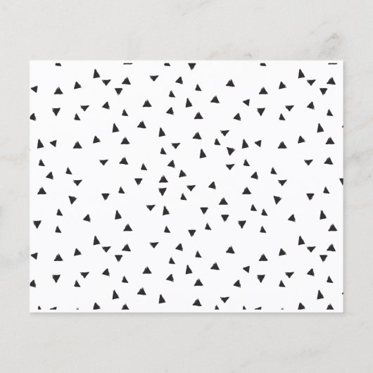 Papier SIGNE Mariage de calligraphie noir blanc "Confetti (Dos)