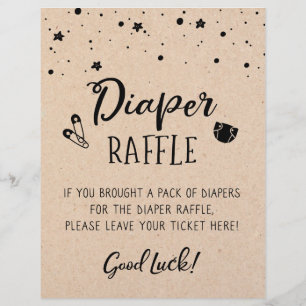 Papier SIGNER Déchets Raffin Baby shower partie Jeu
