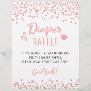 Papier SIGNER Déchets Raffin Baby shower partie Jeu