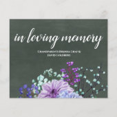 Papier Signes de mariage personnalisés Chalkboard Purple  (Devant)