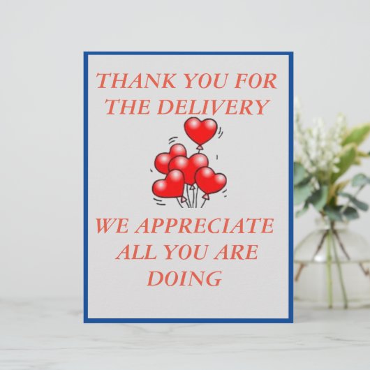 PAPIER SIGNES MERCI (Debout devant)