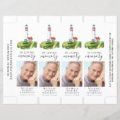 Papier Signet commémoratif de 2 x 7 pouces (Devant)