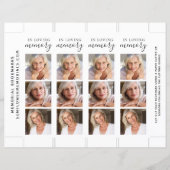 Papier Signet commémoratif en mémoire d'amour (Devant)