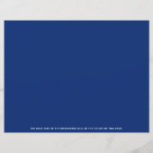 Papier Signet photo de la Croix de la Marine (Dos)