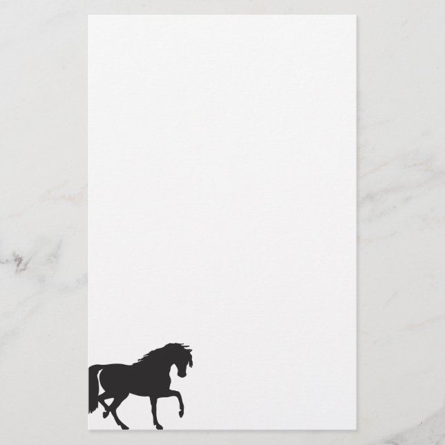 Papier Silhouette du cheval (Devant)