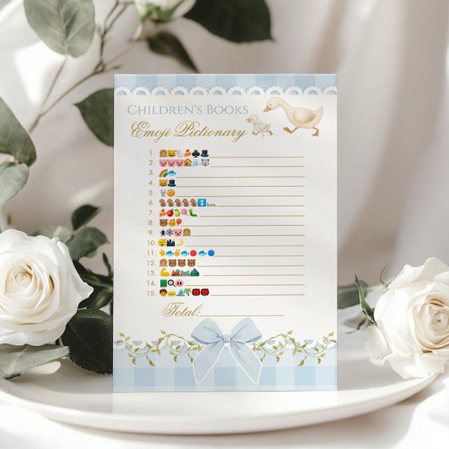 Papier Silly Goose Childrens Books Emoji Pictionary Game (Créateur téléchargé)