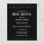 Papier Silver Confetti Music Considérant Budget (Devant)