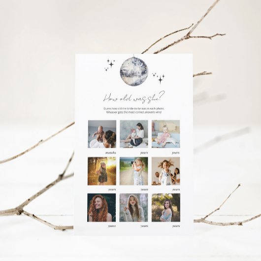 Papier Silver Disco Quel Âge A Été Elle Fête des mariées 