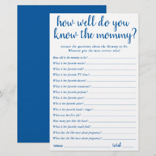 Papier Simple Comme Tu Connais Bien Maman   Blue Keepsaké