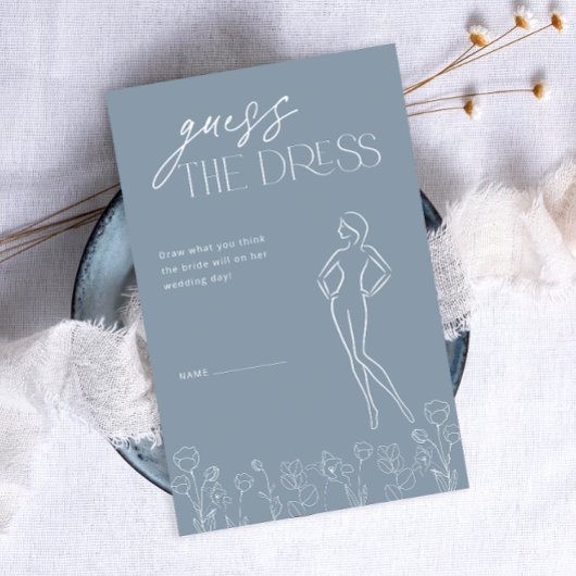 Papier Simple Dusty Blue Fête des mariées jeu