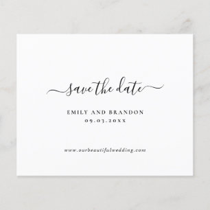 Papier Simple Faire-Part de Mariage à Petit Budget