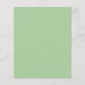 Papier Simple Faire-part de mariage de verdure Eucalyptus (Dos)