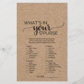 Papier Simple Faux Kraft Savez-vous qui est la mariée ? (Dos)