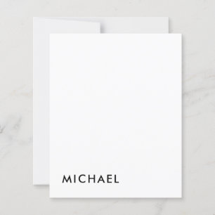 Papier Simple minimaliste élégant classique professionnel