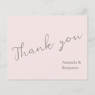 Papier Simple Monogramme minimaliste Rose à la fois Maria