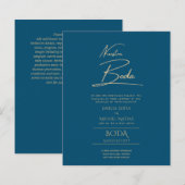 Papier Simple Nuestra BODA Mariage espagnol Texte seuleme (Devant / Derrière)